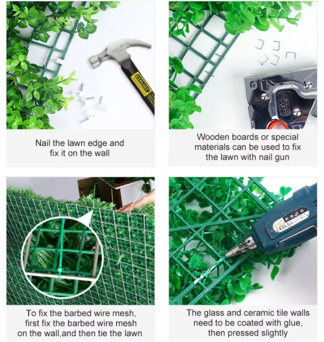 Video tutorial de instalación de paneles de pared de plantas artificiales